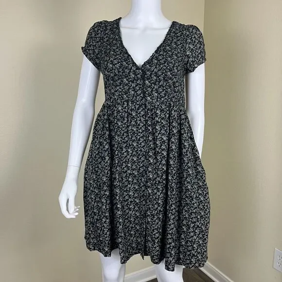 Denim & Supply Ralph Lauren Women Size S Ditsy Floral Mini Skater Babydoll Dress - Picture 10 of 16